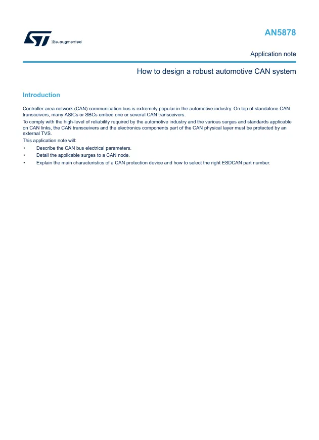 Обложка статьи How to design a robust automotive CAN system