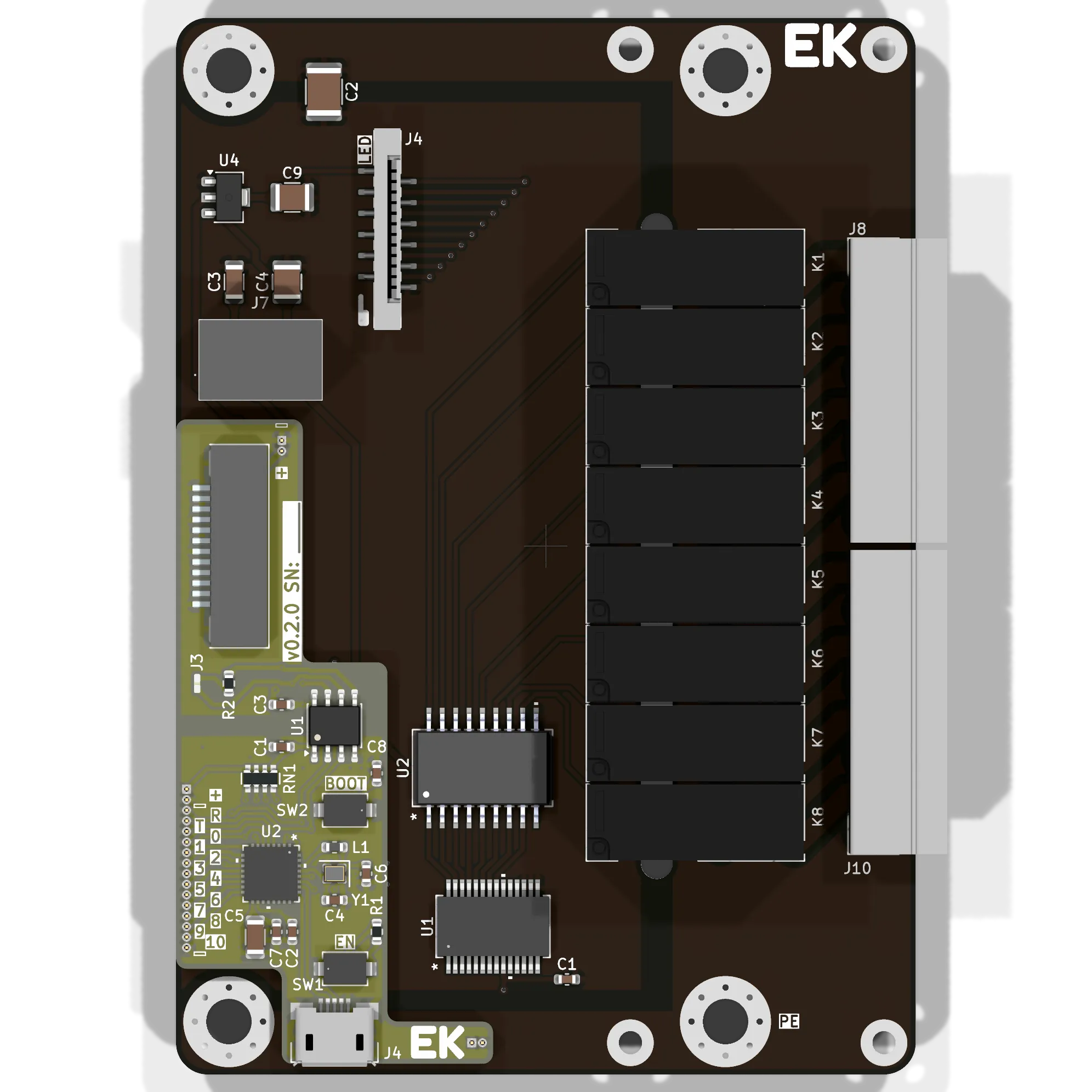 EKIO-RQx8 - вид сверху