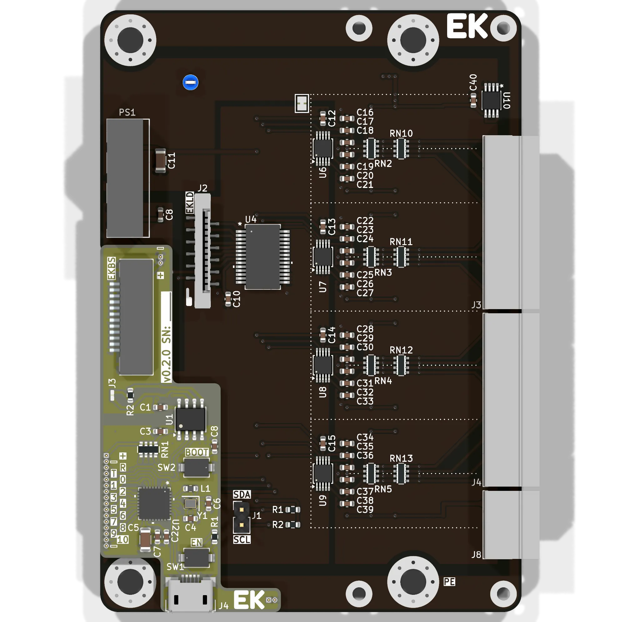 EKIO-AITx8 - вид сверху