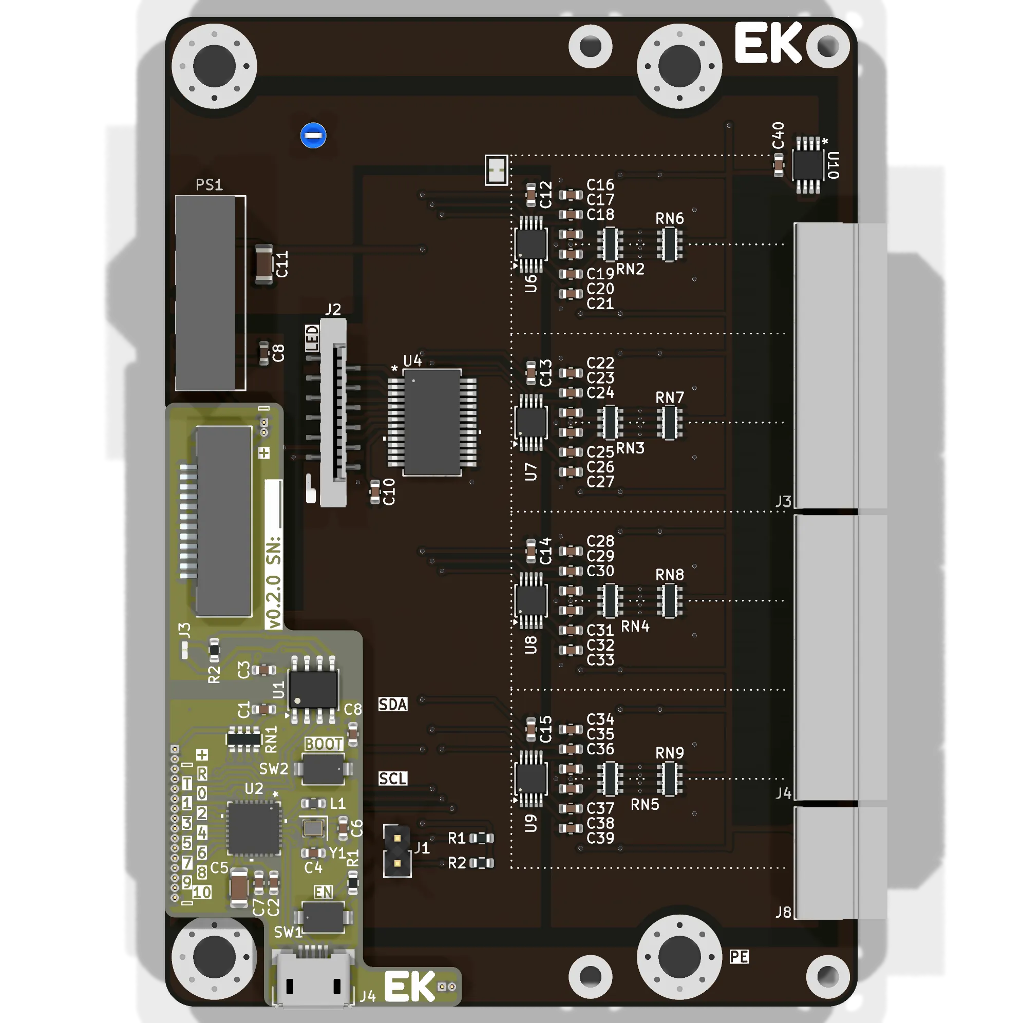 EKIO-AITx8 - вид сверху