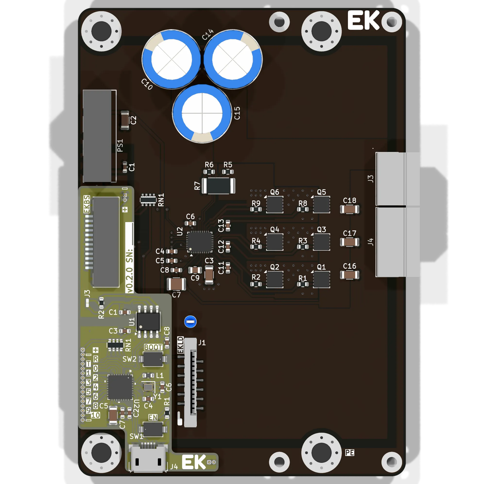 EK-DR-BLDC - вид сверху