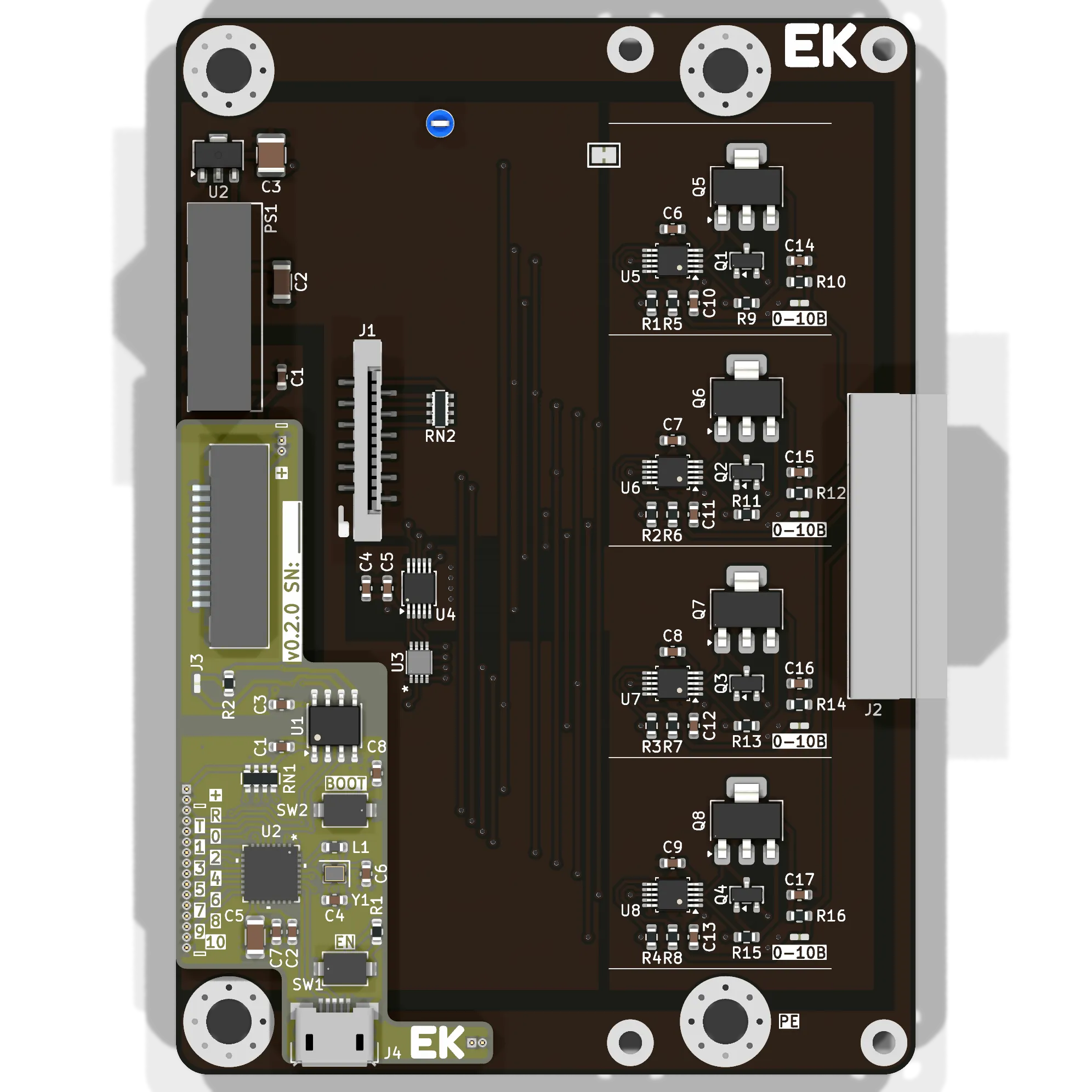 EKIO-AQx4 - вид сверху
