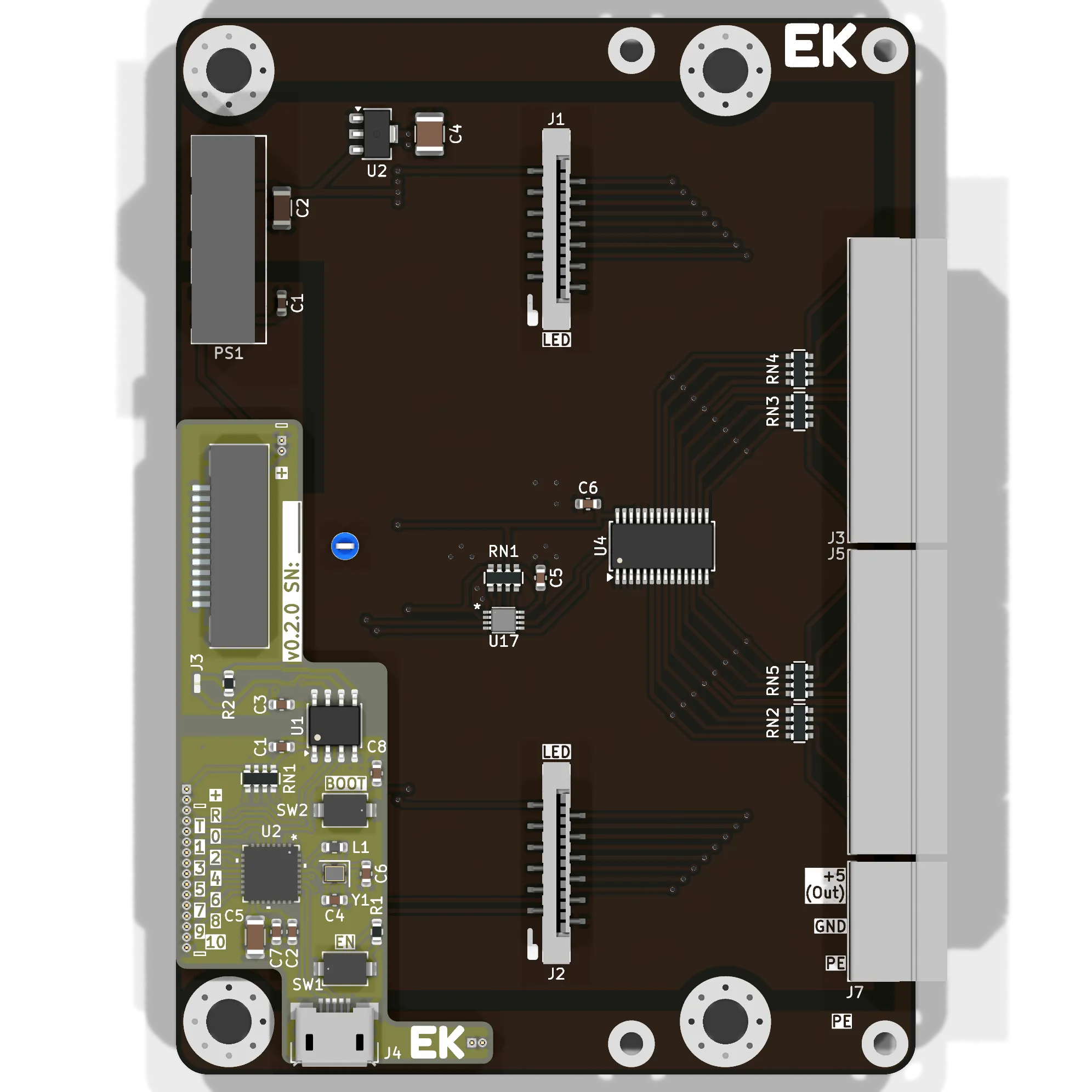 EKIO-PFMx4 - вид сверху