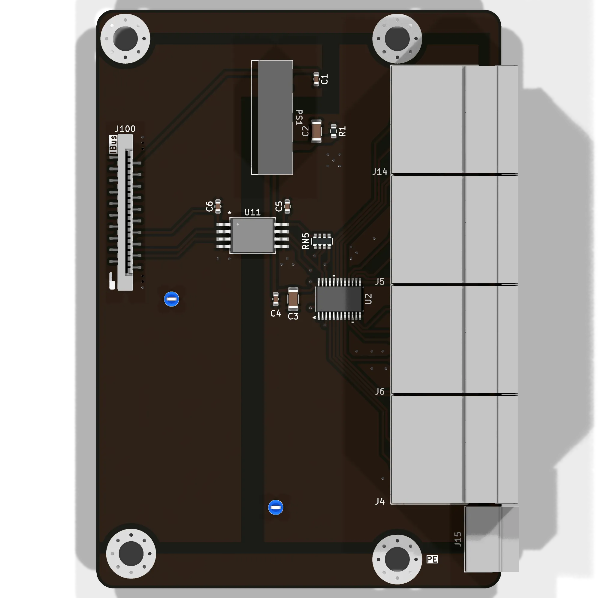 PMIF-I2Cx8 - вид сверху