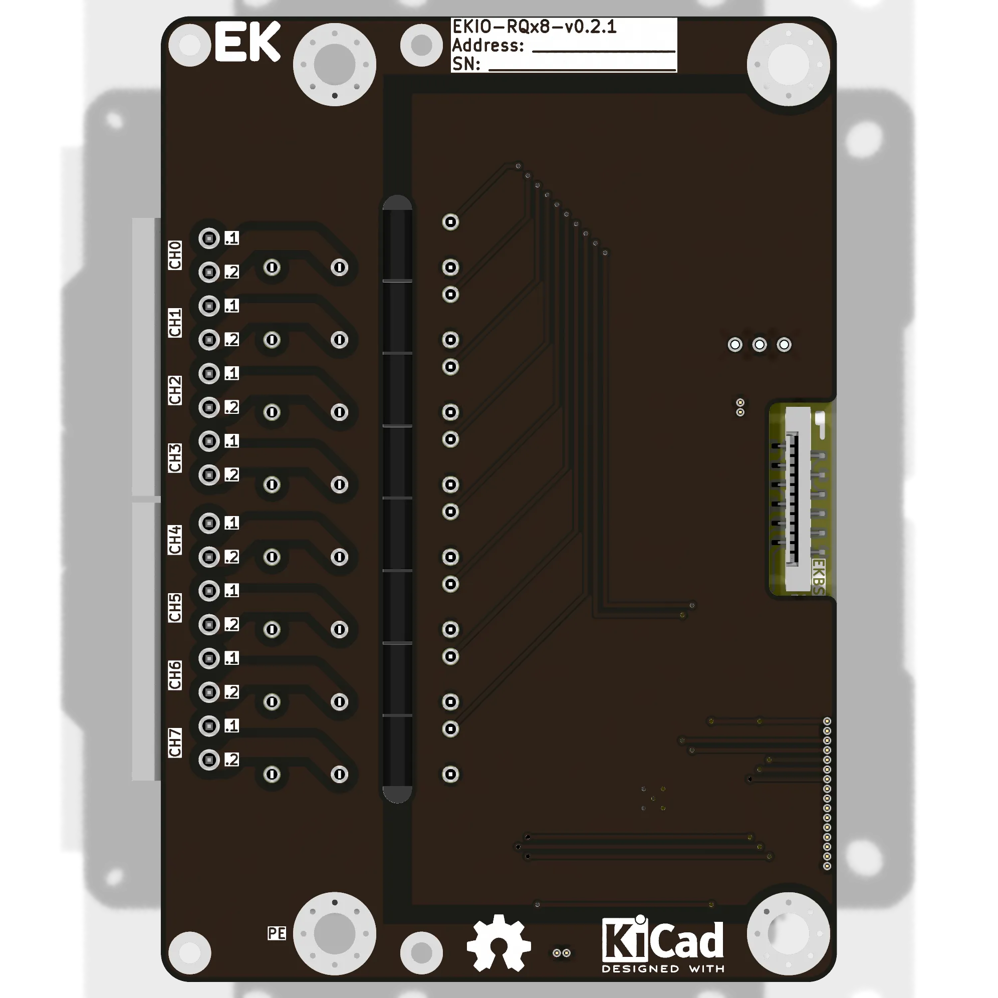 EKIO-RQx8 - вид снизу