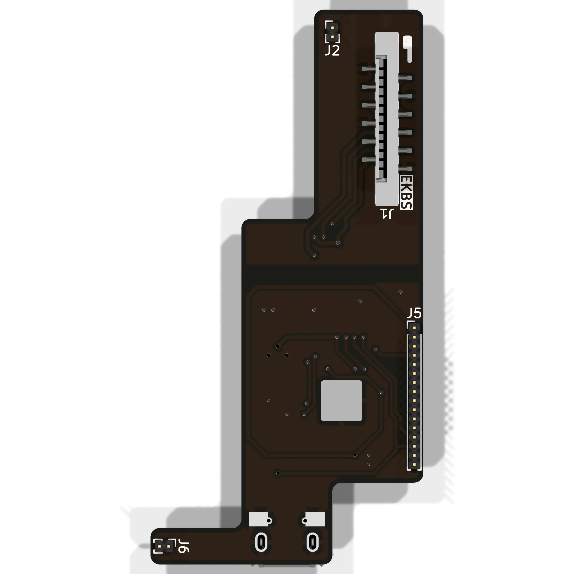 EK-MC-ESP32C3 - вид снизу