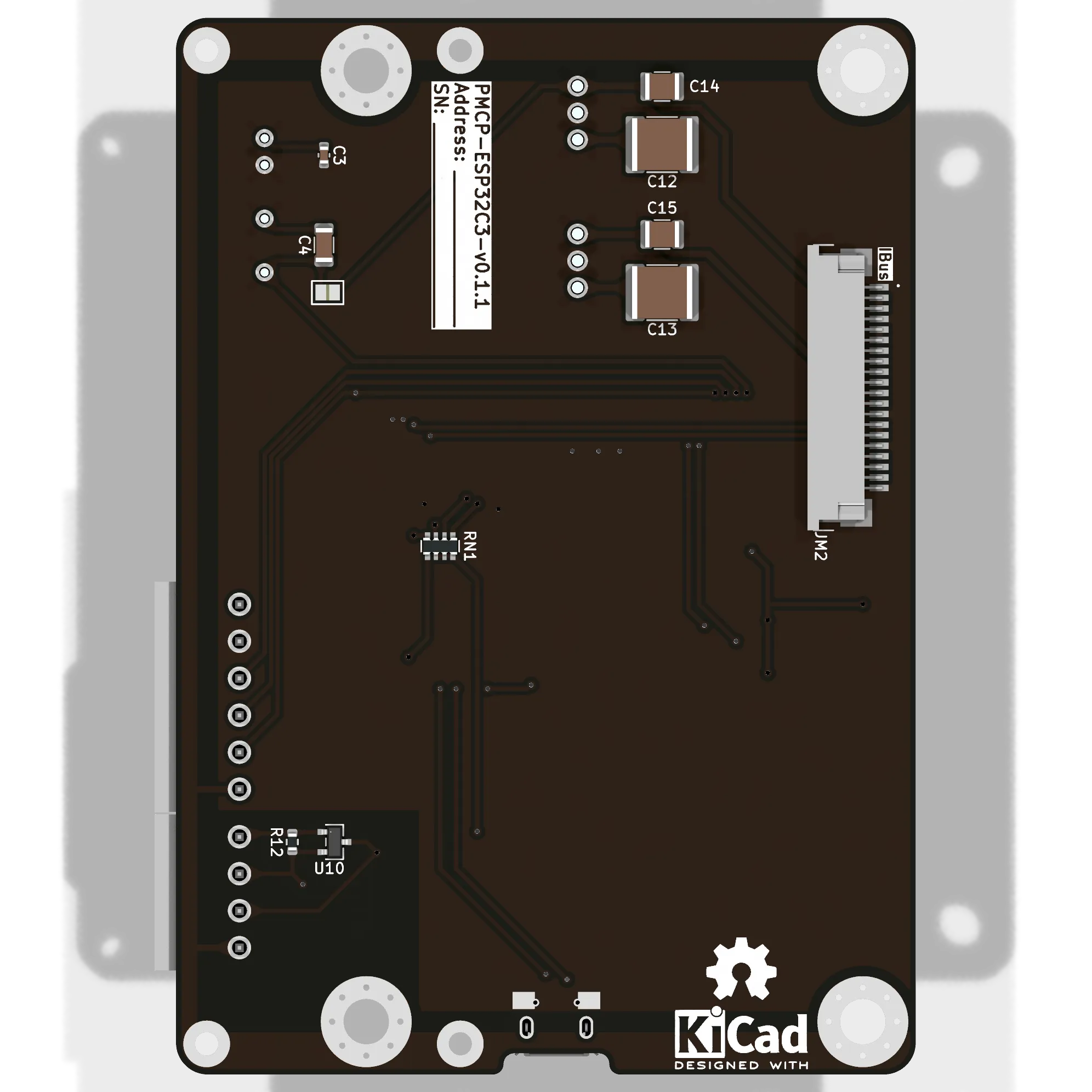 PMCP-ESP32C3 - вид снизу
