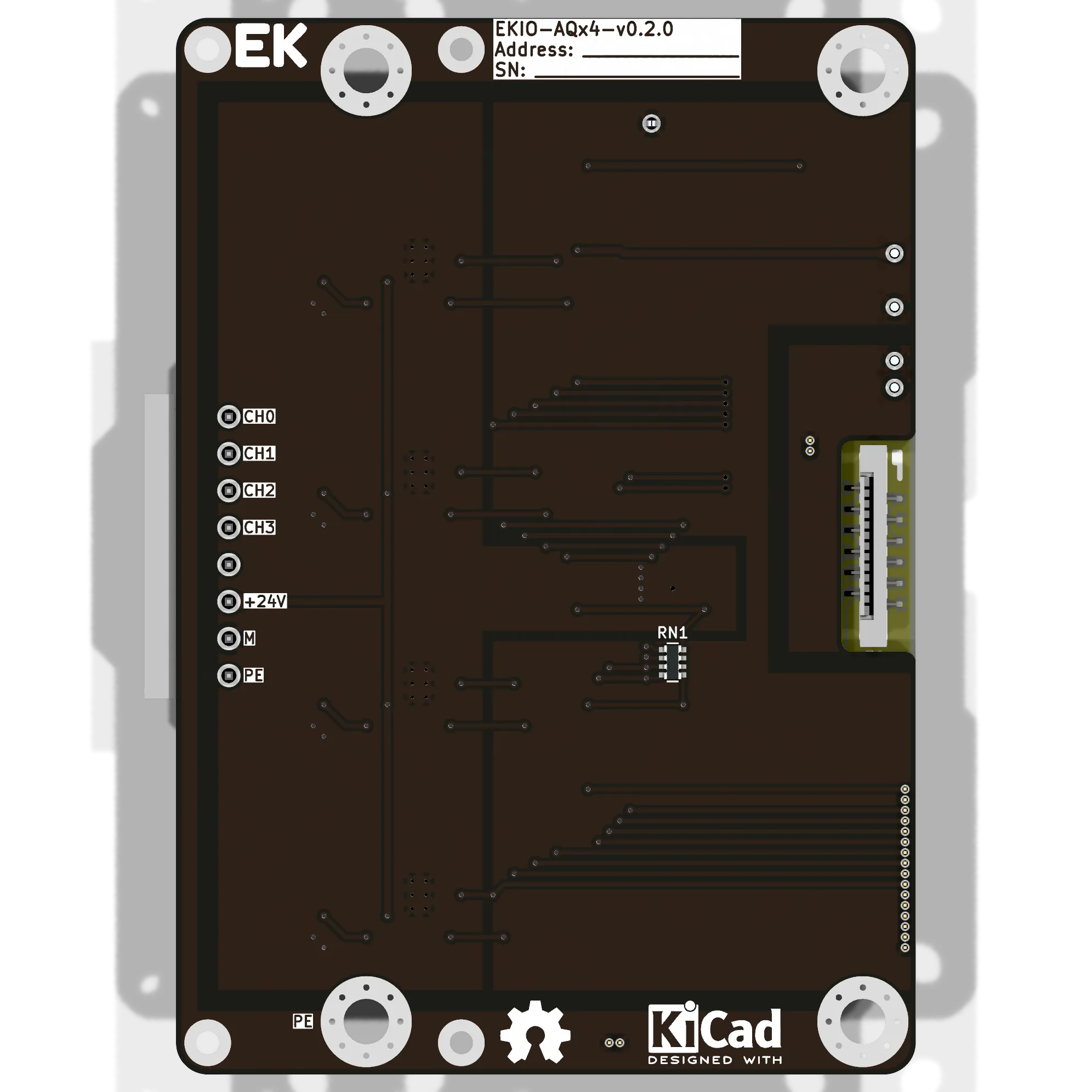 EKIO-AQx4 - вид снизу