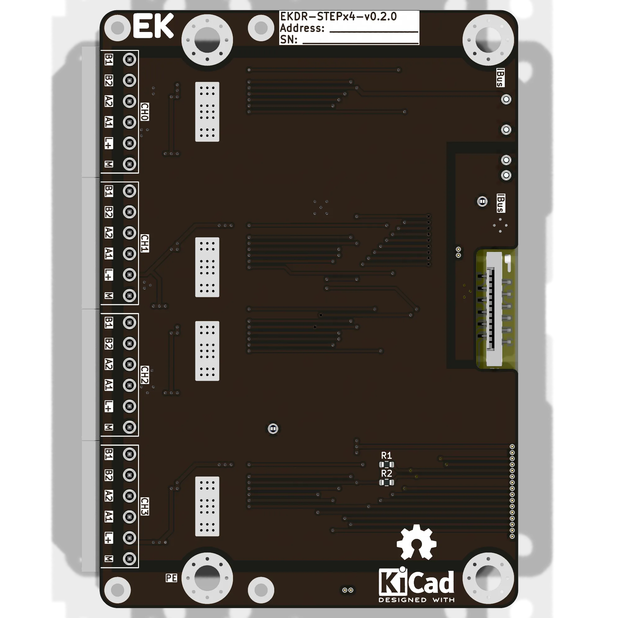 EKDR-STEPx4 - вид снизу