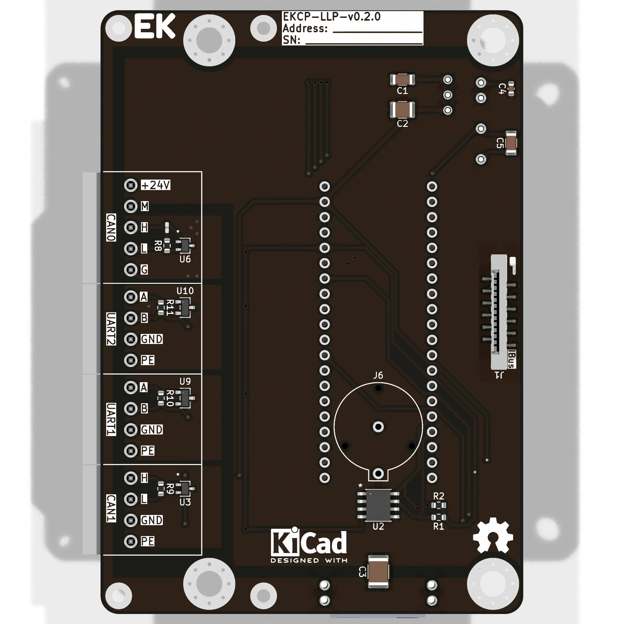 EKCP-LLP - вид снизу