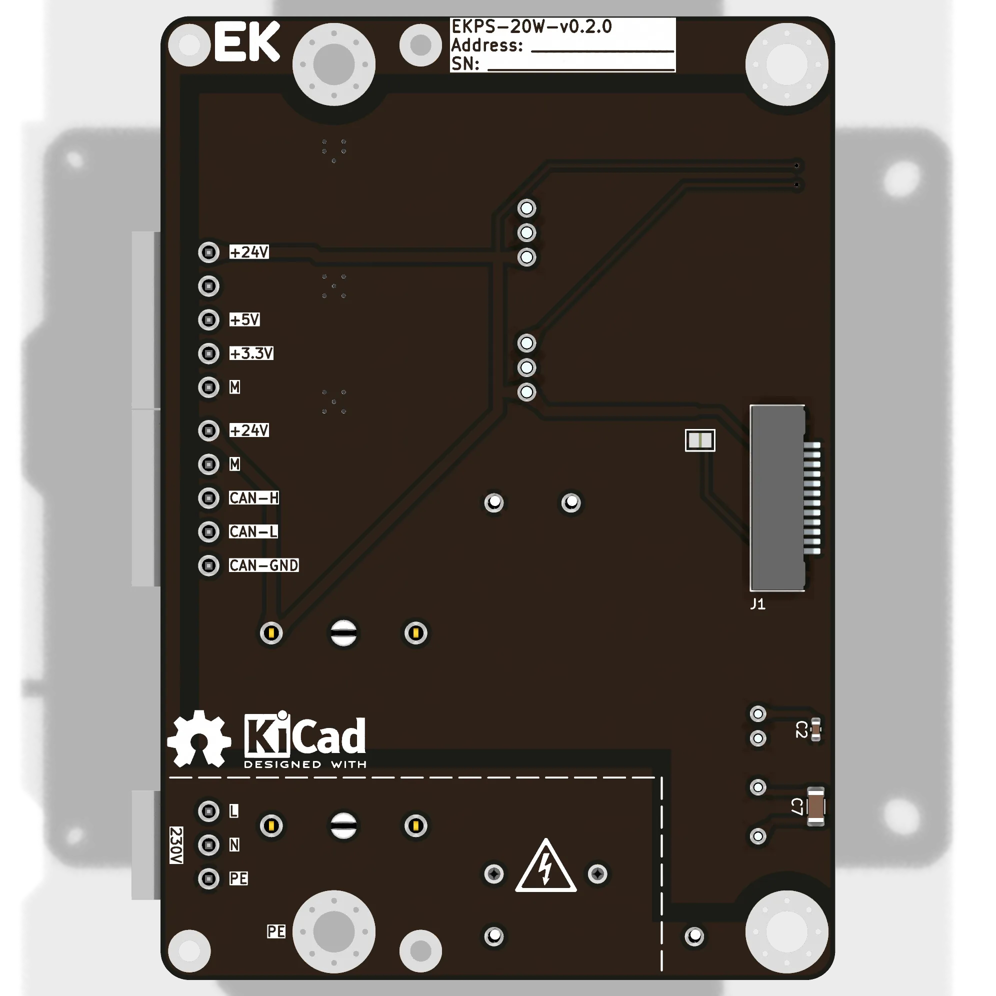EKPS-20W - вид снизу