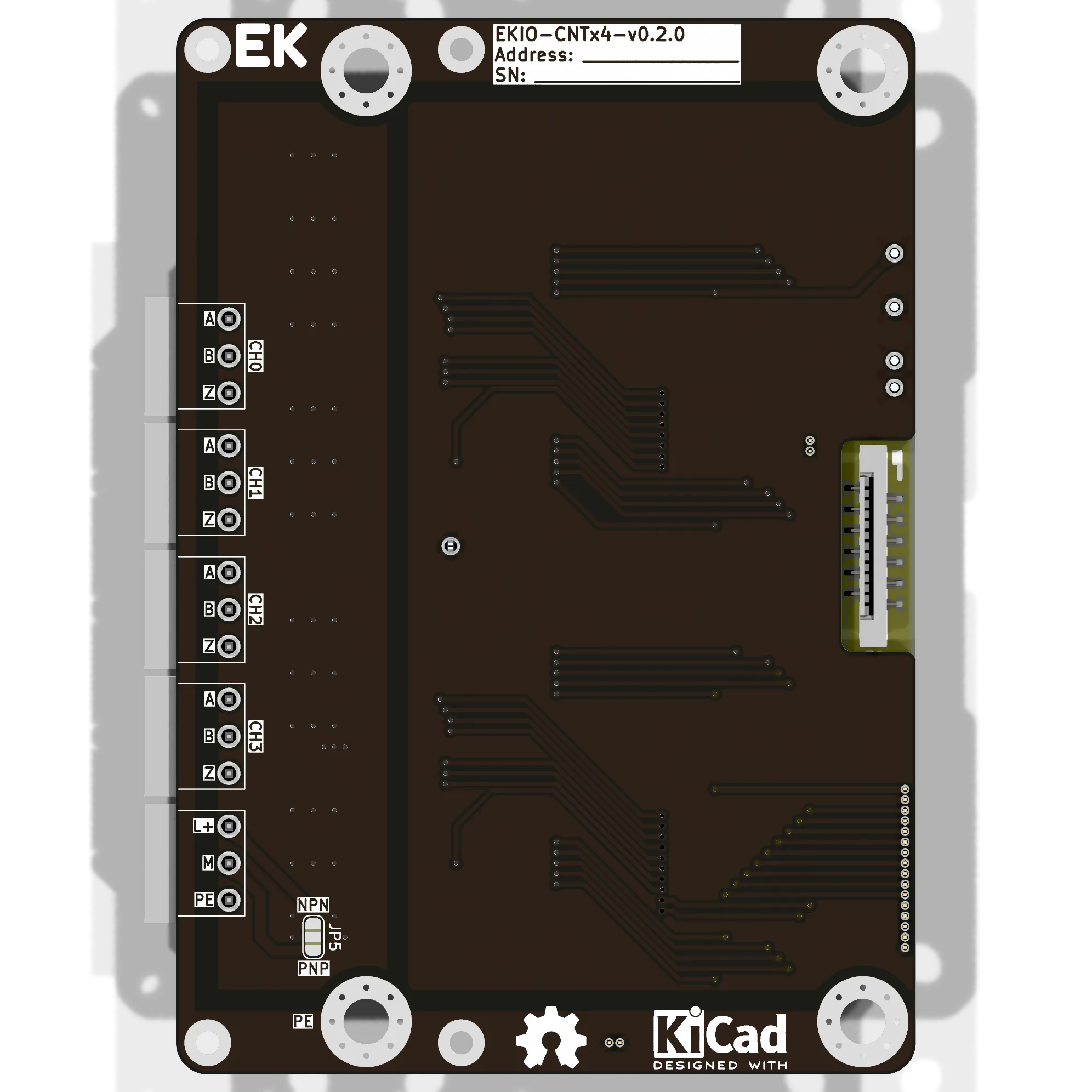 EKIO-CNTx4 - вид снизу