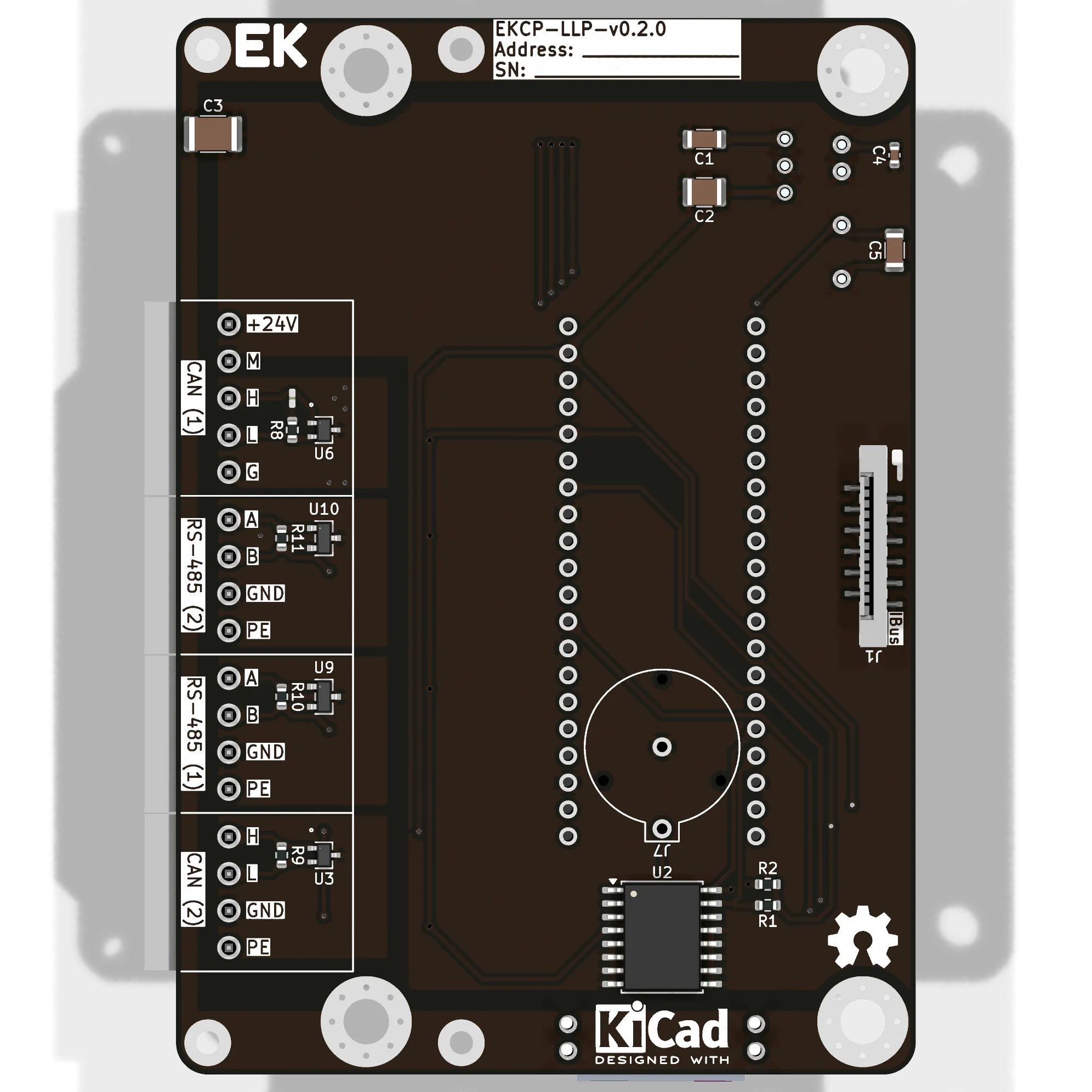 EKCP-LLP - вид снизу