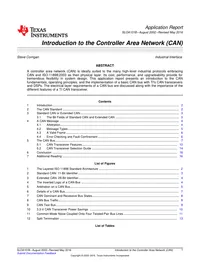 Обложка статьи Introduction to the Controller Area Network (CAN)